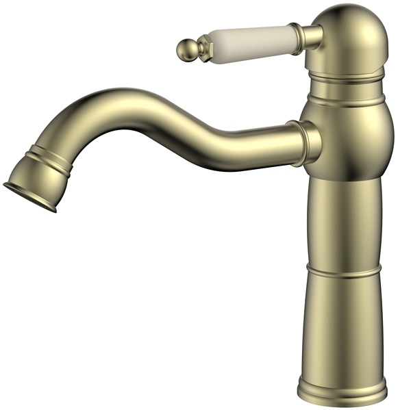 ברז נמוך לכיור רחצה זהב מט "היילי" ברז נמוך לכיור רחצה זהב מט "היילי"