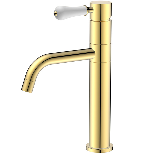 ברז קצר מסתובב זהב מבריק "ליבר" ברז קצר מסתובב זהב מבריק "ליבר"